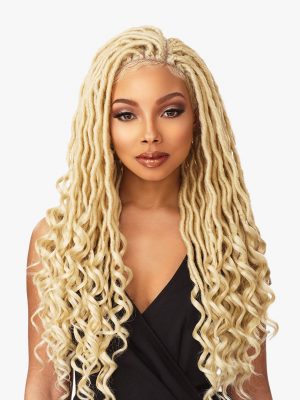 Cloud9 4x4 Part Swiss Lace Wig GODDESS LOCS, Synthetic Hair Wig