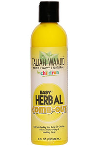 Taliah Waajid Children Kinky Wavy Natural Easy Herbal Comb Out 8oz