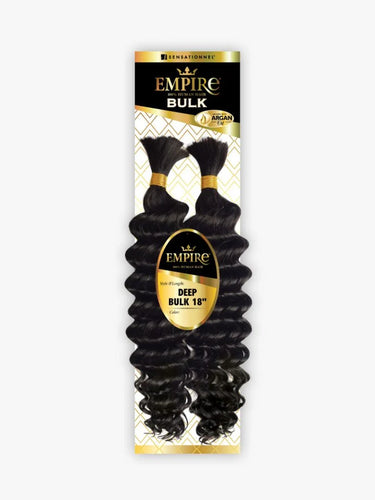 Empire deep wave bulk 18″, Human Hair Braids