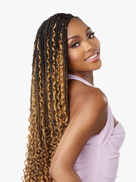 Lulutress 3x boho box braid 28″ (Pre-Looped)