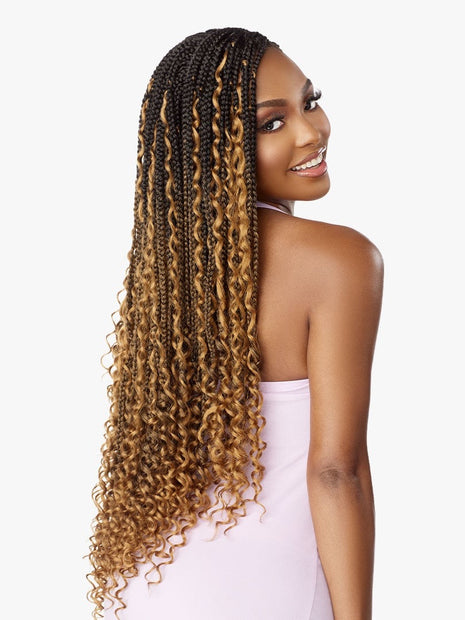 Lulutress 3x boho box braid 28″ (Pre-Looped)