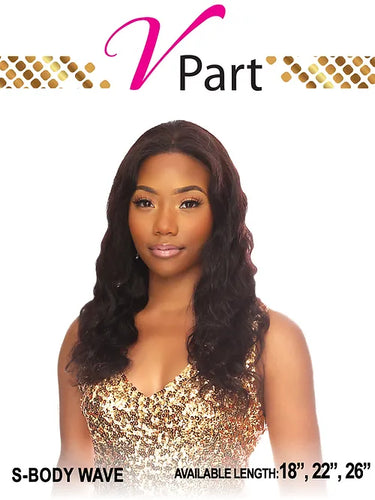 Indu Gold Wig V-Part S-Body Wave18