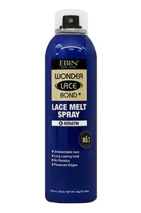 Ebin Wonder Lace Bond-Lace Melt Spray - Keratin 6.08 oz