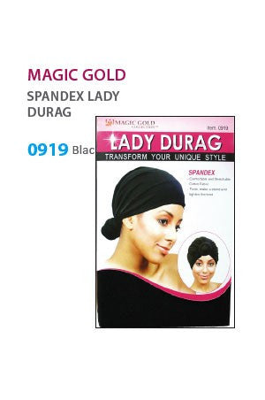 Magic Gold Lady Durag Spendex