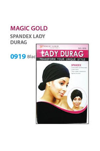 Magic Gold Lady Durag Spendex