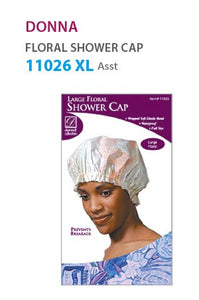 Donna XL Floral Shower Cap