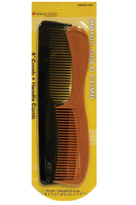 Magic Gold 2PC 9" Comb +Handle Comb