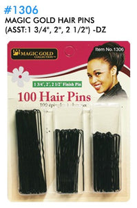Magic Gold Hair Pins 100
