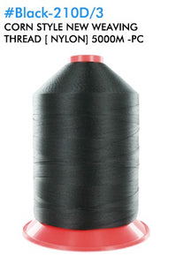 Corn Style WeavingThread 210D/3 [Nylon] 5000M # Black