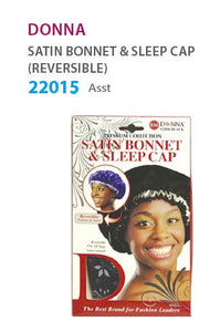 Donna Satin Bonnet & Sleep Cap Assorted