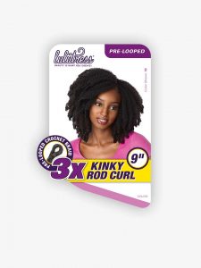 Lulutress 3X Kinky Rod Curl 9″ , Synthetic Braids