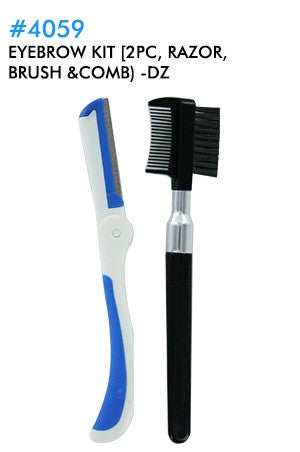 Eyebrow Kit [2pc, Razor, Brush &Comb)