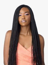 Cloud9 4x4 Part Swiss Lace Wig MICRO BOX BRAID 28", Synthetic Hair Wig