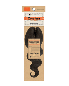 Lace closure Natural Body 12", Human Hair Closure