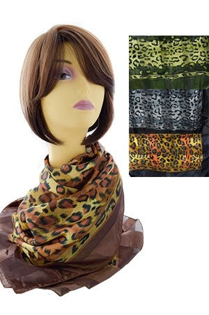 Soft Silky Scarf Brown