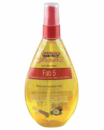 Africa's Best Textures Fab 5 Growth Oil 5oz
