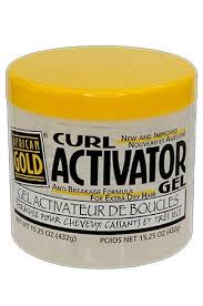 African Gold Curl Activator Gel 15.25 oz