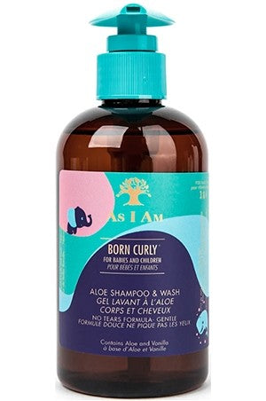 As I Am Born Aloe Shampoo & Wash 8oz