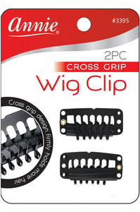 Annie 2 pc Cross Grip Wig Clip
