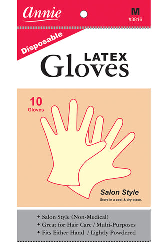 Disposable Latex Gloves #Medium