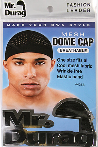 annie Mesh Dome Cap Black