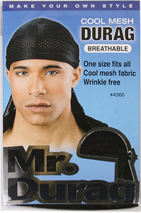 annie Cool Mesh Durag Black