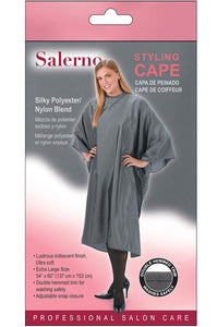 Salerno Styling Cape - Silky Polyester/ Nylon Blend Light Blue