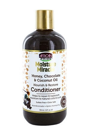 African Pride Moisturize Miracle Honey & Coconut Conditionner 12oz