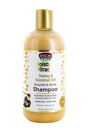 African Pride Moisturize Miracle Honey & Coconut Shampoo 12oz