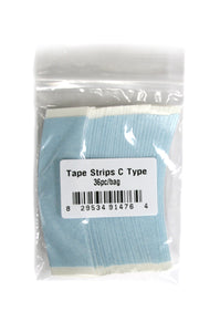 Walker Tape Lace Front Support Tape Contour Strips C Type[36pc/bag] [bag]