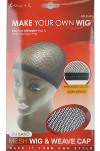Silicone Band Mesh Wig & Weaving Cap