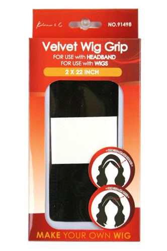 Velvet Wig Grip 2inch x 22 inch
