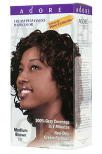 Adore Cream Permanent Hair Color #737 Medium Brown