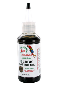 B's Oragnic Black Caster Oil_Scalp Food 4oz
