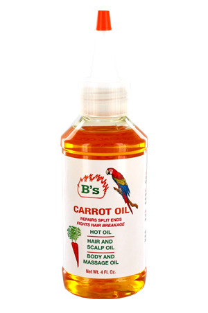 B's Organic Carrrot Oil 4oz