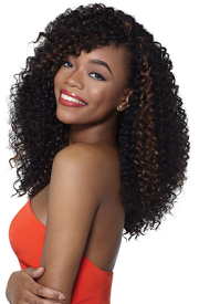 Bahamas Curl 4 in 1 Loop 24", Synthetic Braids