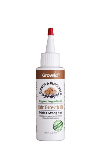 Growild Hair Growth Oil Quinoa & Black Seed 4oz
