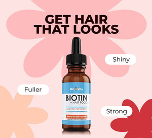 Professional Formula BIOVITA BIOTIN + HAIR FOOD FOR HAIR LOSS PREVENTION - 2.0 OZ/60 ML