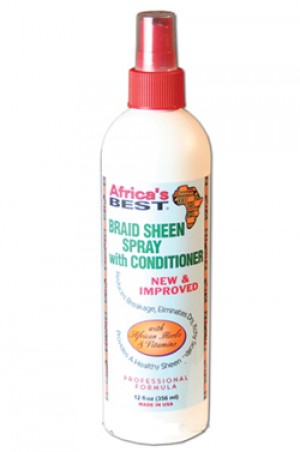 Africas Best Braid Sheen Spray with Conditioner 12oz