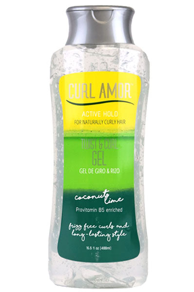 CURL AMOR Coconut lime Twist and Curl gel #active hold 16.5oz