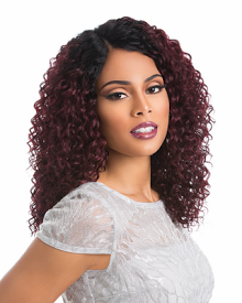 Custom Lace Wig Deep Wave, Synthetic Hair Wig