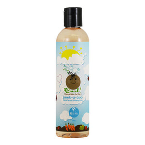 CURLS Organic Baby Cure Care Peek-A-Boo Tearless Shampoo 8oz, for Kids
