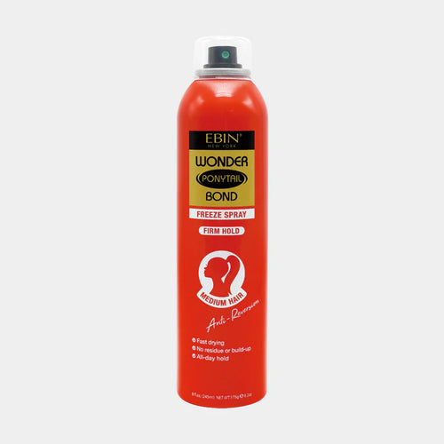 EBIN WONDER PONYTAIL BOND FREEZE SPRAY FIRM HOLD 8OZ/ 245ML