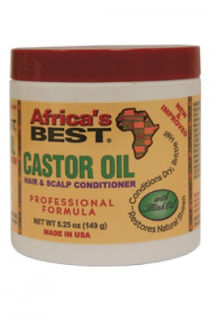 Africa's Best Castor Oil Scalp & Hair Conditioner 5.25oz