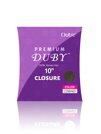 Premium Duby Closure, Human Hair Closure