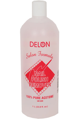 Delon 100% Pure Acetone Nail Polish Remover 1L/33.8oz