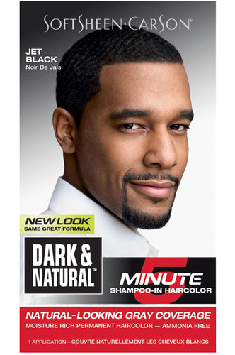 Dark and Natural 5min Mens Hair Color #Jet Black