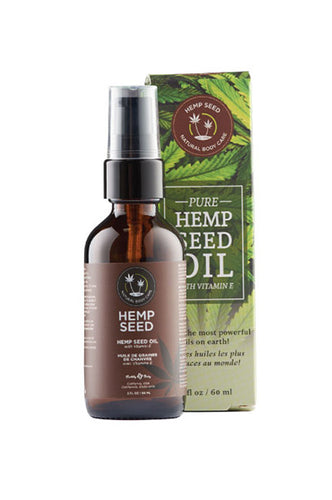 Earthly Body Hemp Seed Oil with Vitamin E 2oz