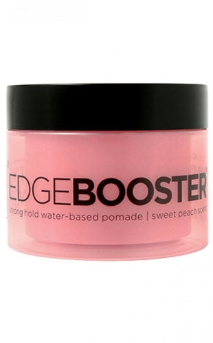 Edge Booster Strong Hold Water-Based Pomade S/Hold-Peach 3.38oz