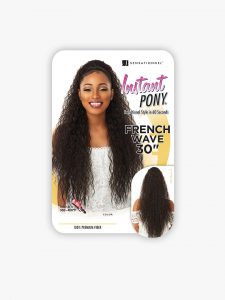 Instant Ponytail French Wave 24"­